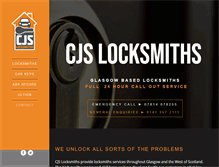 Tablet Screenshot of cjslocksmiths.com